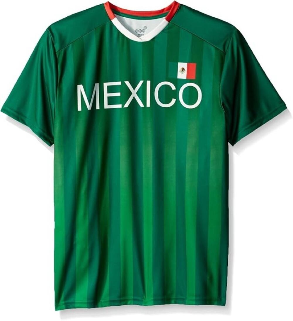 Mexico Men's World Cup Soccer Short Sleeve Performance Jersey T-Shirt - NWT